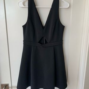 Black mini dress